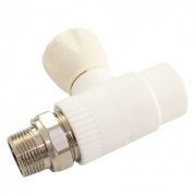 Кран PPRC нак гайка 25*3/4 прямой MeerPlast