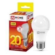 Лампа светодиодная LED-A60-VC 20Вт грушевидная 3000К тепл. бел. E27 1900лм 230В IN HOME 4690612020297