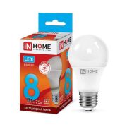 Лампа светодиодная LED-A60-VC 8Вт грушевидная 4000К нейтр. бел. E27 760лм 230В IN HOME 4690612024028