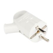 Вилка электрическая с заземл. с кольцом (ушком) 16А 250В IP20 бел. TOKOV ELECTRIC TKL-PLUZR-C01