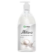 Жидкое мыло MILANA жемчужное с дозатором, 1л. Grass