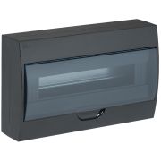 Корпус навесной ЩРН-П-18 Krepta 3 IP41 пластик. черн. IEK MKP12-N-18-41-K02