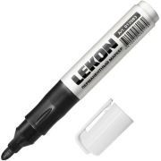 Маркер перманентный заправляемый LEKON ReFresh черный 3мм.