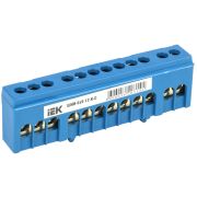 Шина нулевая в корп. изол. на DIN-рейку ШНИ-6х9-12-К-С IEK YNN10-69-12KD-K07