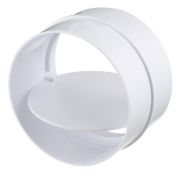 Соединитель круглых каналов с обратным клапаном d=125мм. в упак. (2121) Zernberg