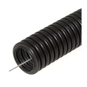Труба гофрированная ПНД с зонтом д32 черная уп 50м