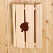 Абажур для бани и сауны «Лист», деревянный, настенный, «Добропаровъ»