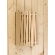 Абажур для бани и сауны «Треугольники», липа, 31х26.5х13 см, настенный, угловой, «Добропаровъ»