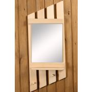 Зеркало «Диагональ», в деревянной раме, 2 крючка