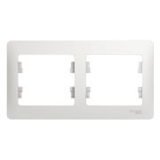Рамка 2-ая горизонтальная  белый GSL000102