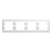 Рамка 4-ая горизонтальная белый GSL000104