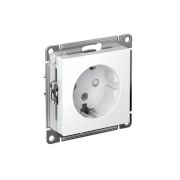 Розетка с з/к со шторками 16А белый ATN000145