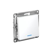 Переключатель 1-кл с подсв. 10А белый ATN000163